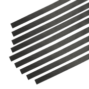 RISE - Lange Flogger met Harde Strengen – Zwart