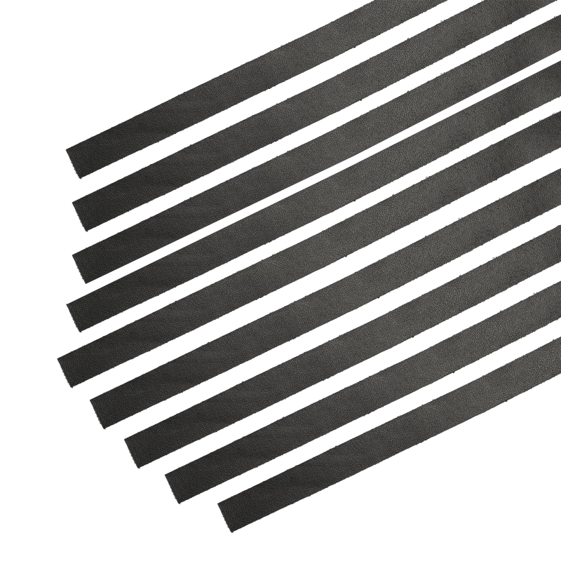 RISE - Lange Flogger met Harde Strengen – Zwart