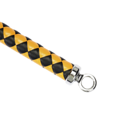 RISE - BDSM Zweep - Feather Wide Single Tail - Zwart/Goud