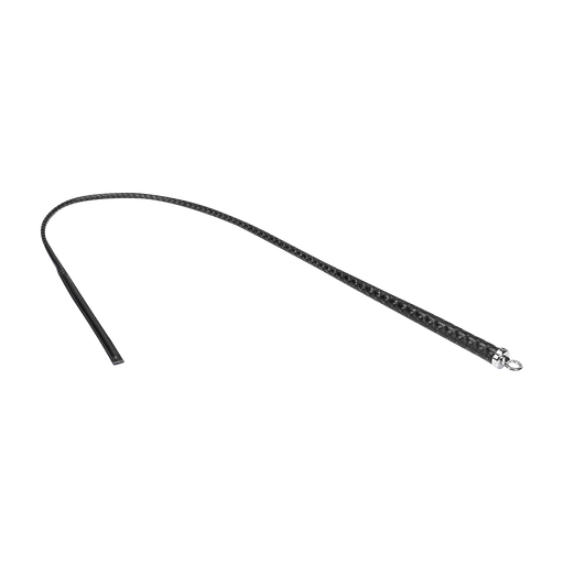RISE - BDSM Zweep - Feather Wide Single Tail - Zwart