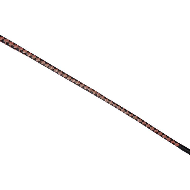 RISE - BDSM Zweep - Feather Wide Single Tail - Wijnrood/Zwart