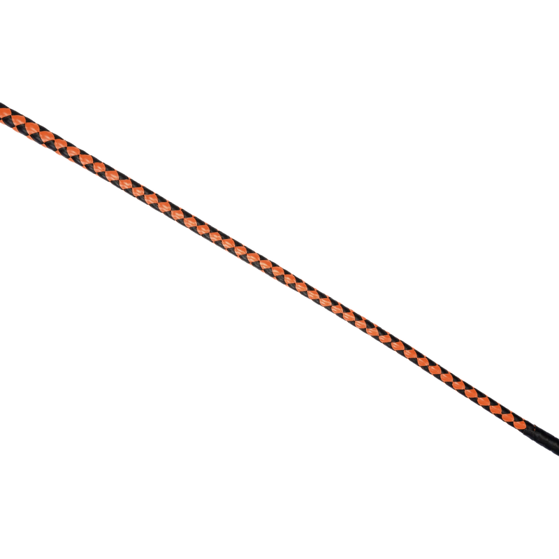 RISE - BDSM Zweep - Feather Slim Single Tail - Oranje/Zwart