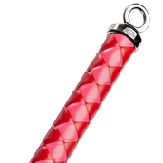 RISE - BDSM Zweep - Feather Slim Single Tail - Rood/Roze