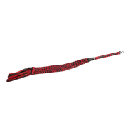 RISE - Cat O' Nine BDSM Zweep - Heavy - Zwart/Rood