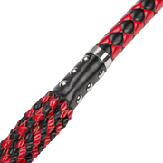 RISE - Cat O' Nine BDSM Zweep - Heavy - Zwart/Rood