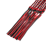 RISE - Cat O' Nine BDSM Zweep - Heavy - Zwart/Rood