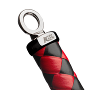 RISE - Cat O' Nine BDSM Zweep - Heavy - Zwart/Rood