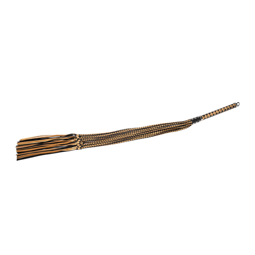 RISE - Cat O' Nine BDSM Zweep - Regular - Zwart/Goud