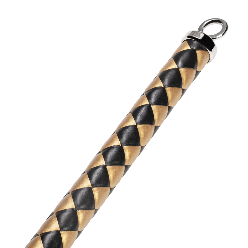 RISE - Cat O' Nine BDSM Zweep - Regular - Zwart/Goud