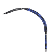 RISE - Cat O' Nine BDSM Zweep - Extra Heavy - Zwart/Blauw