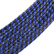 RISE - Cat O' Nine BDSM Zweep - Extra Heavy - Zwart/Blauw