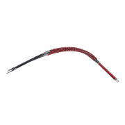 RISE - Cat O' Nine BDSM Zweep - Extra Heavy - Zwart/Rood