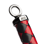 RISE - Cat O' Nine BDSM Zweep - Extra Heavy - Zwart/Rood