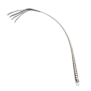 RISE - Japanse Bull Whip - 120 cm - Zwart/Wit