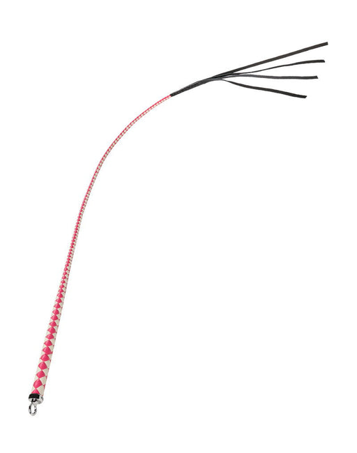 RISE - Japanse Bull Whip - 120 cm - Roze/Wit
