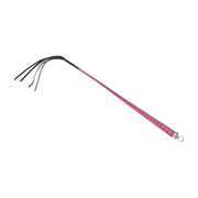 RISE - Japanse Bull Whip - 90 cm - Rood/Blauw