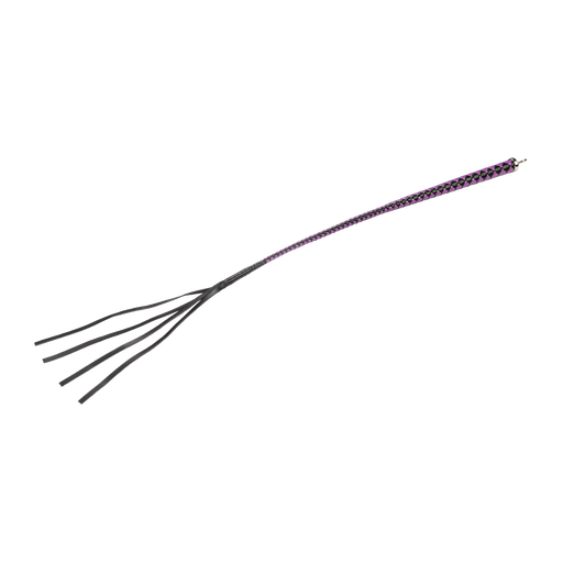 RISE - Japanse Bull Whip - 90 cm - Zwart/Paars
