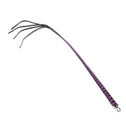 RISE - Japanse Bull Whip - 90 cm - Zwart/Paars