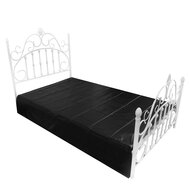 Kiotos - PVC Lak Sex Laken - Zwart