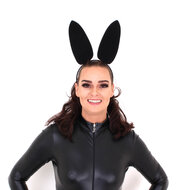 Kiotos - Mouse - Muis Masker PU Leer - Zwart