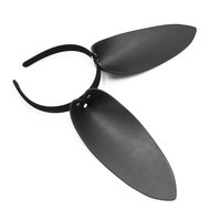 Kiotos - Mouse - Muis Masker PU Leer - Zwart