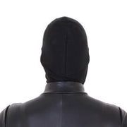Kiotos - Zwarte BDSM Hood Van Spandex Met Oogopeningen