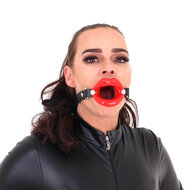 Kiotos - Open Mond - Kusje? - Ring Gag - rood