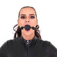 Kiotos - Siliconen Ball Gag Klassiek - Zwart