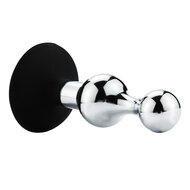 Kiotos - Buttplug Aluminium In zandloper-vorm Met Zuignap