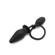 Kiotos - Opblaasbare Buttplug - Spade Anaalplug - Diameter 45 mm - Zwart