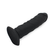 Kiotos - Grote Siliconen Dildo 18 x 4.5 cm Met Zuignap & geschikt Voor strap-ons - Zwart