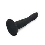 Kiotos - Siliconen Dildo Nr. 5 Met Zuignap & geschikt Voor strap-ons - Zwart
