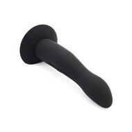 Kiotos - Siliconen Dildo Nr. 5 Met Zuignap & geschikt Voor strap-ons - Zwart