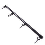 Kiotos - Zwarte deelbare spreidstang/spreader bar Met 4 Ringen