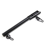 Kiotos - Zwarte deelbare spreidstang/spreader bar Met 4 Ringen