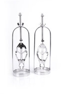 Kiotos - RVS Tepel Stretchers Met Clover Ontwerp En Draaischroeven