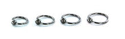 Kiotos - Eikelring Met Balletje - Diameter 32 mm