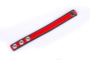 Kiotos - Leren Cock strap - Zwart/Rood