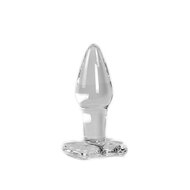 Kiotos - Glazen Buttplug 10,7 x 4,2 cm - Transparant