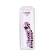 Kiotos - Glazen Dildo Met bolletjes - Transparant