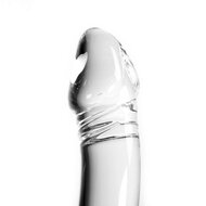 Kiotos - Glazen Dildo aan Twee Kanten te gebruiken - Transparant