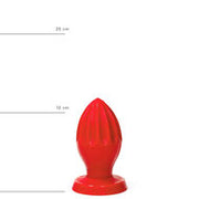 All Red - Buttplug - 12 x 5 cm - Rood