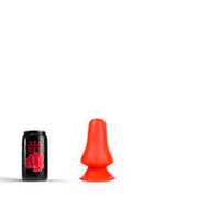 All Red - Buttplug - 12 x 7 cm - Rood
