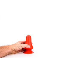 All Red - Buttplug - 12 x 7 cm - Rood