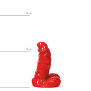 All Red - Dildo - 13 x 4,5 cm - Rood