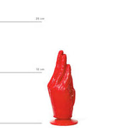 All Red - Fisting Dildo 21 x 6 cm - Rood