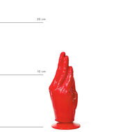 All Red - Fisting Dildo 21 x 6 cm - Rood