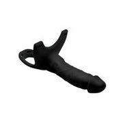 Size Matters Holle Siliconen Strap-on -zwart