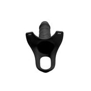 Size Matters Holle Siliconen Strap-on -zwart