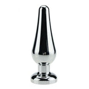 Kiotos - Buttplug aluminium met transparant kristal - 114 mm x 38 mm